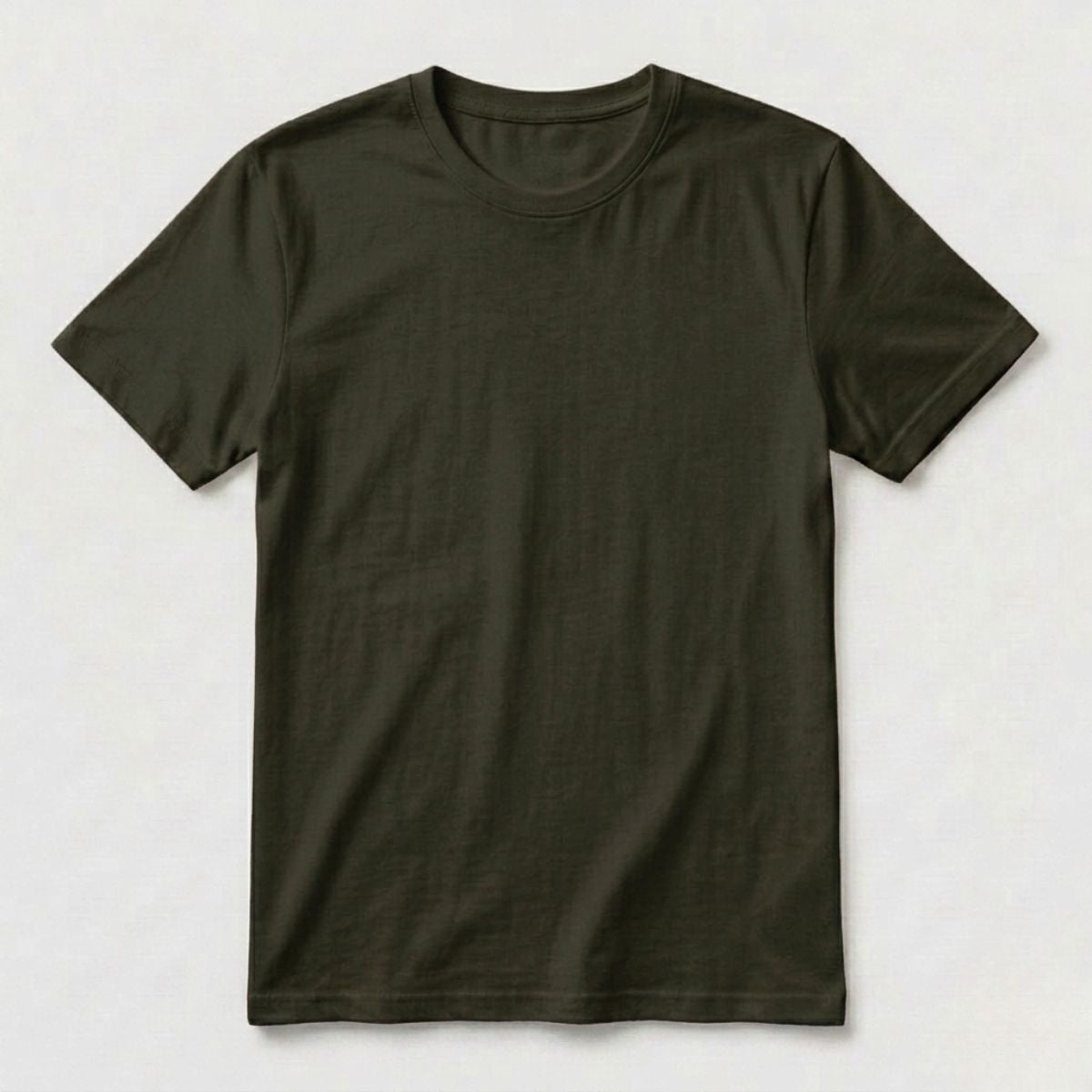 Urban Khaki - Front - Zeitloses T-Shirt mit modernem Schnitt und weicher Baumwollqualität.