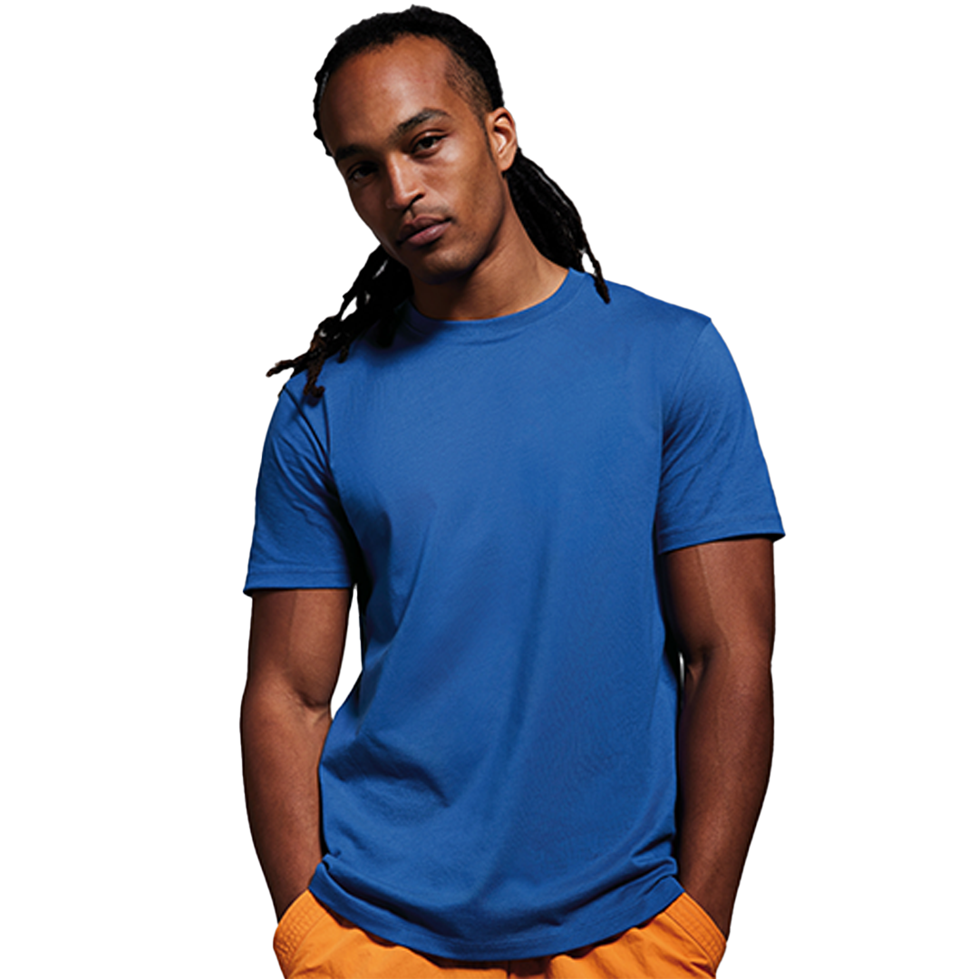 Sapphire- Front - Modernes T-Shirt mit Bio-Baumwolle, Fashion-Fit und softem Finish.