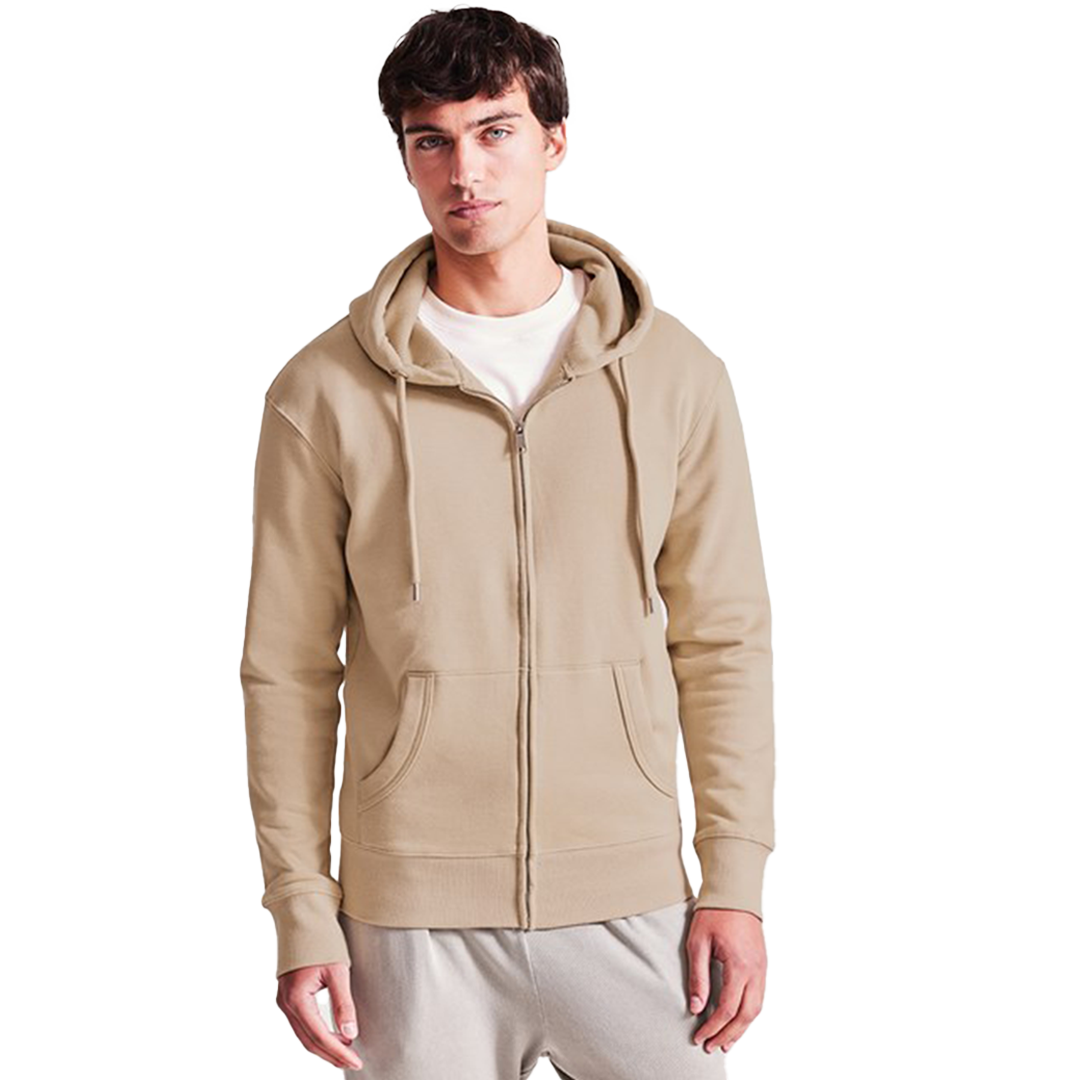 Desert Sand - Front - Stylischer Hoodie aus Bio-Baumwolle mit hochwertigem Finish und Komfort
