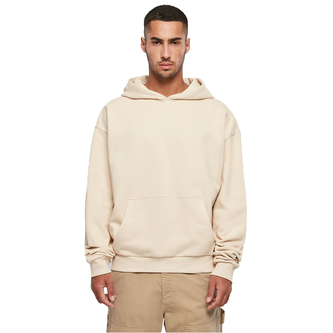 Sand - Front - Lässiger Oversize-Hoodie mit weichem Material und modernem Look.