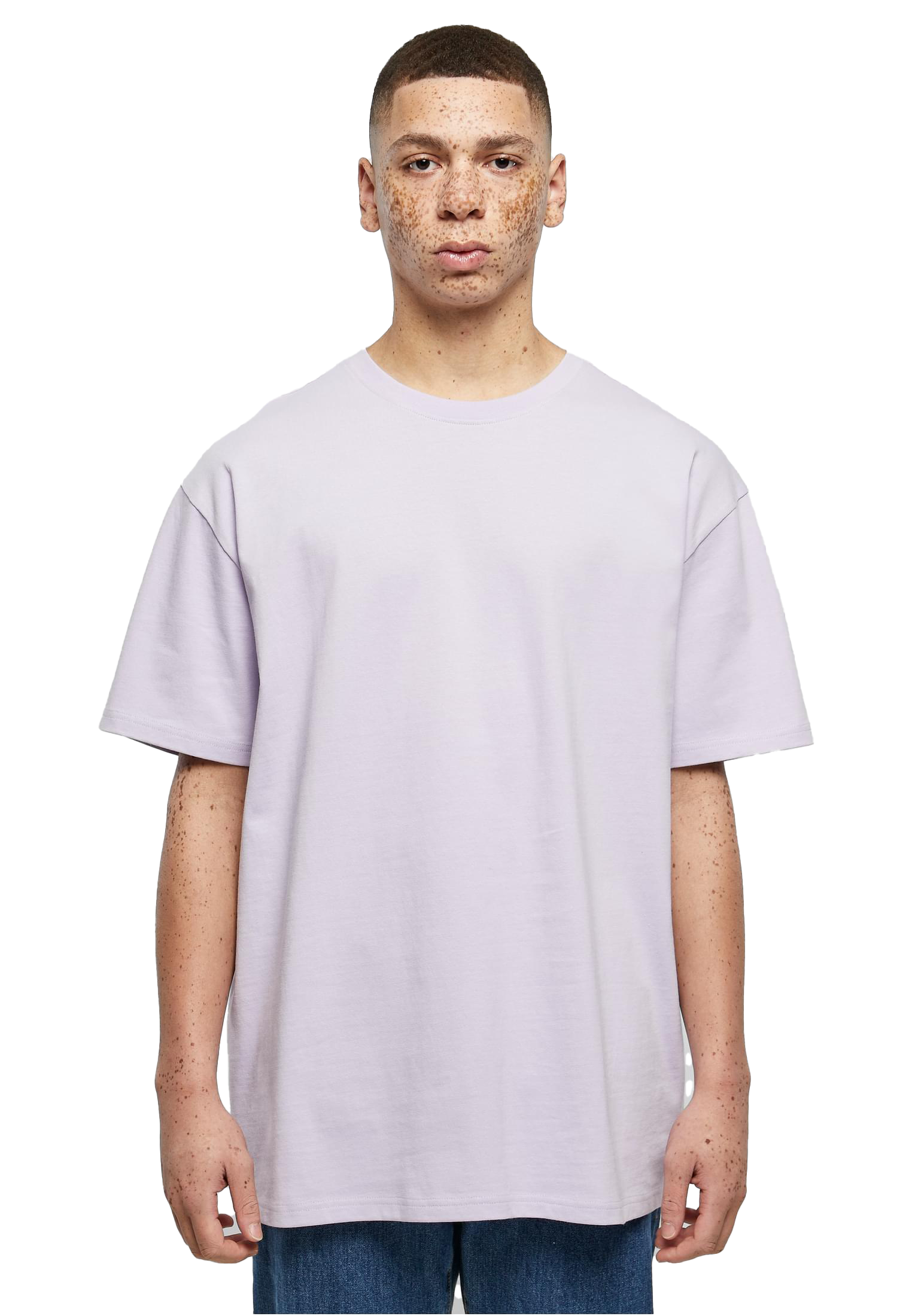 Lilac - Front - Oversize-Shirt mit weichem Stoff und lässigem Streetwear-Style