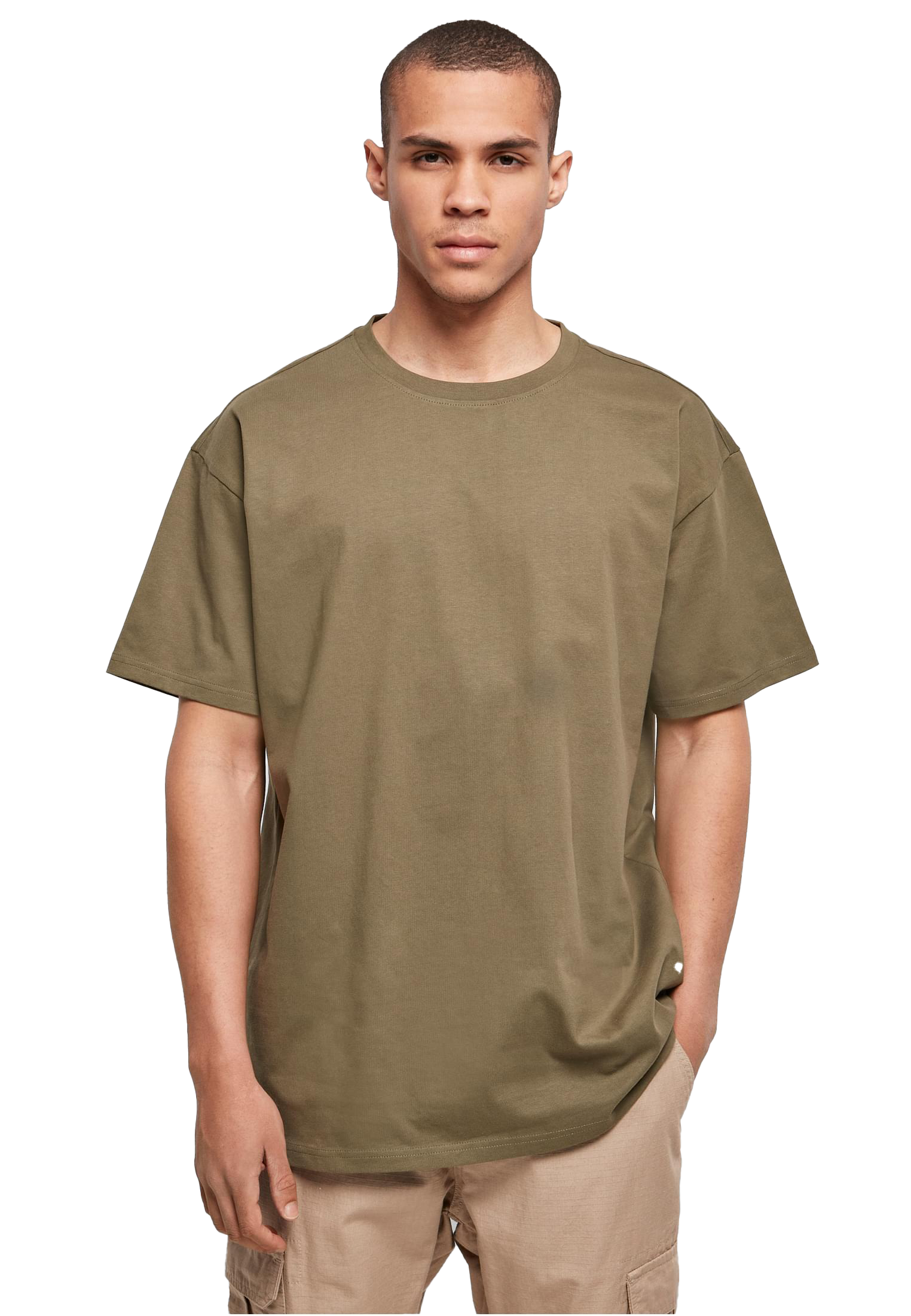 Soft Salvia - Front - Oversize-Shirt mit weichem Stoff und lässigem Streetwear-Style