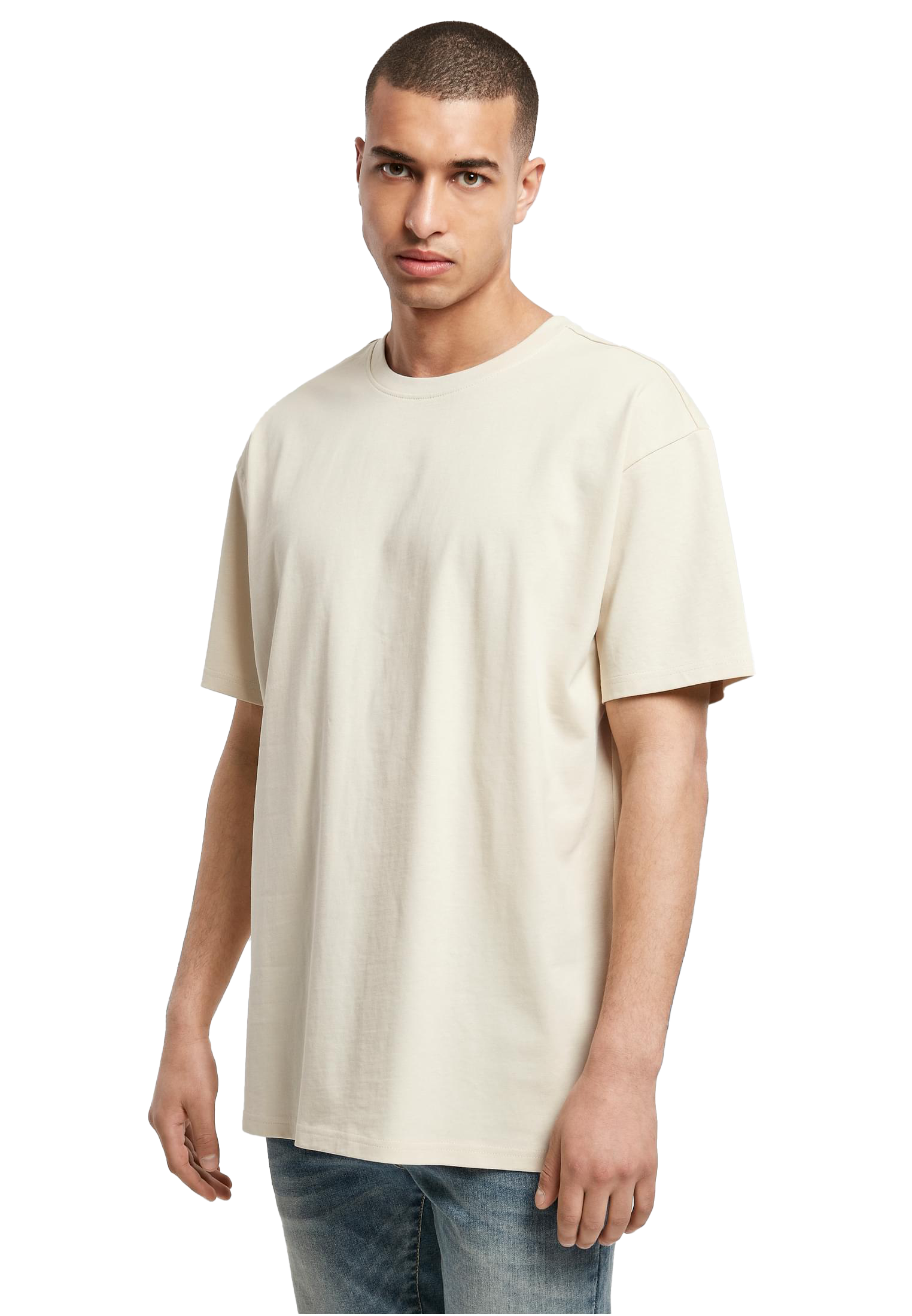 Blanc White - Front - Oversize-Shirt mit weichem Stoff und lässigem Streetwear-Style