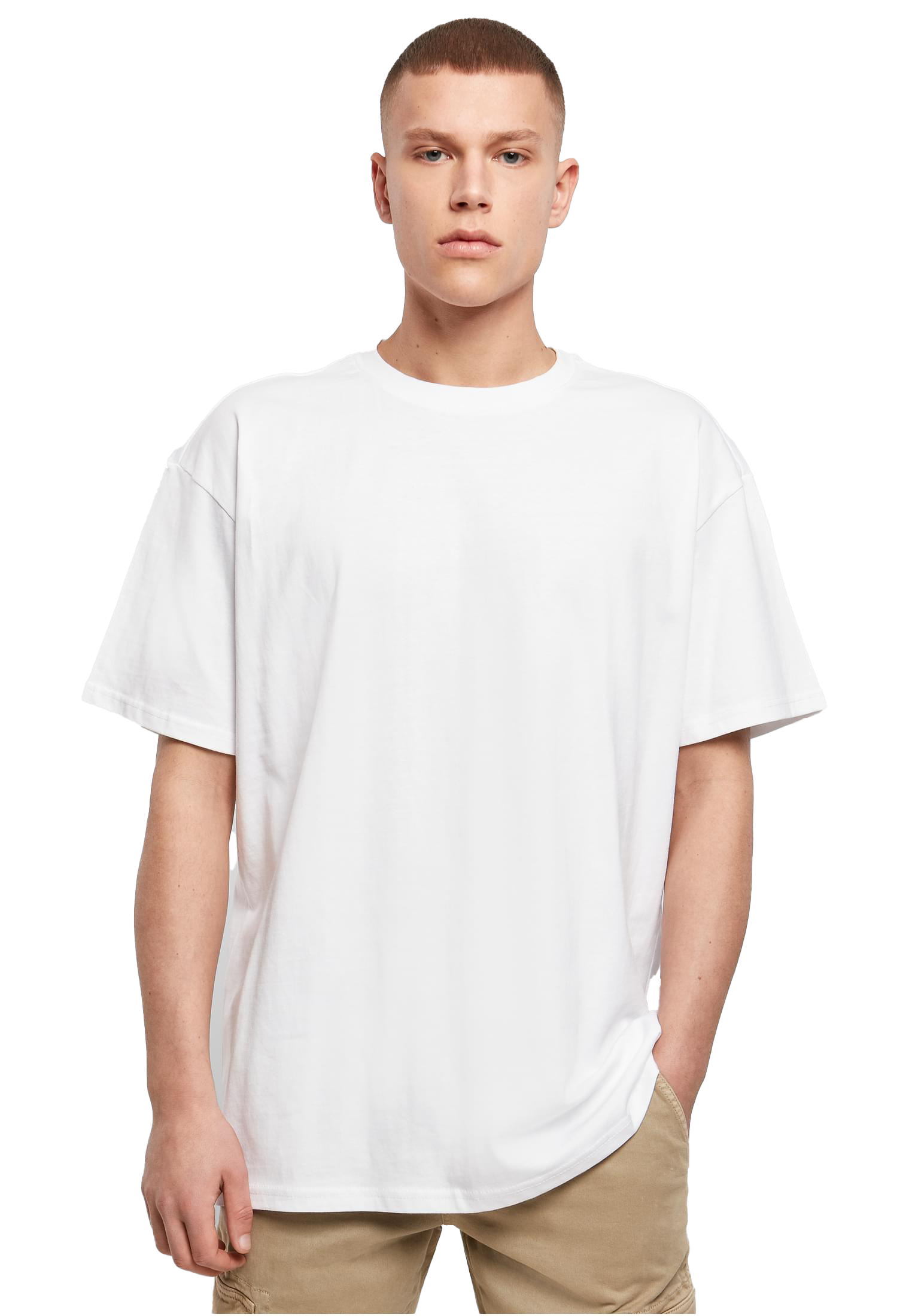 White - Front - Oversize-Shirt mit weichem Stoff und lässigem Streetwear-Style