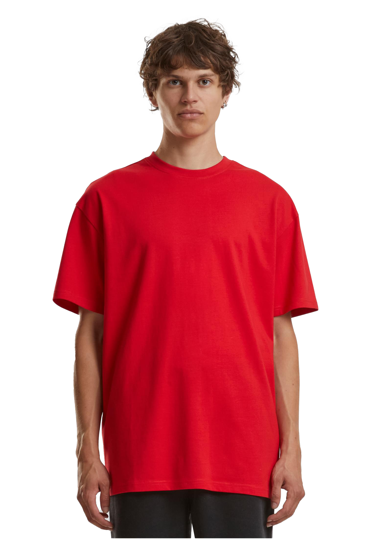 City Red - Front - Oversize-Shirt mit weichem Stoff und lässigem Streetwear-Style