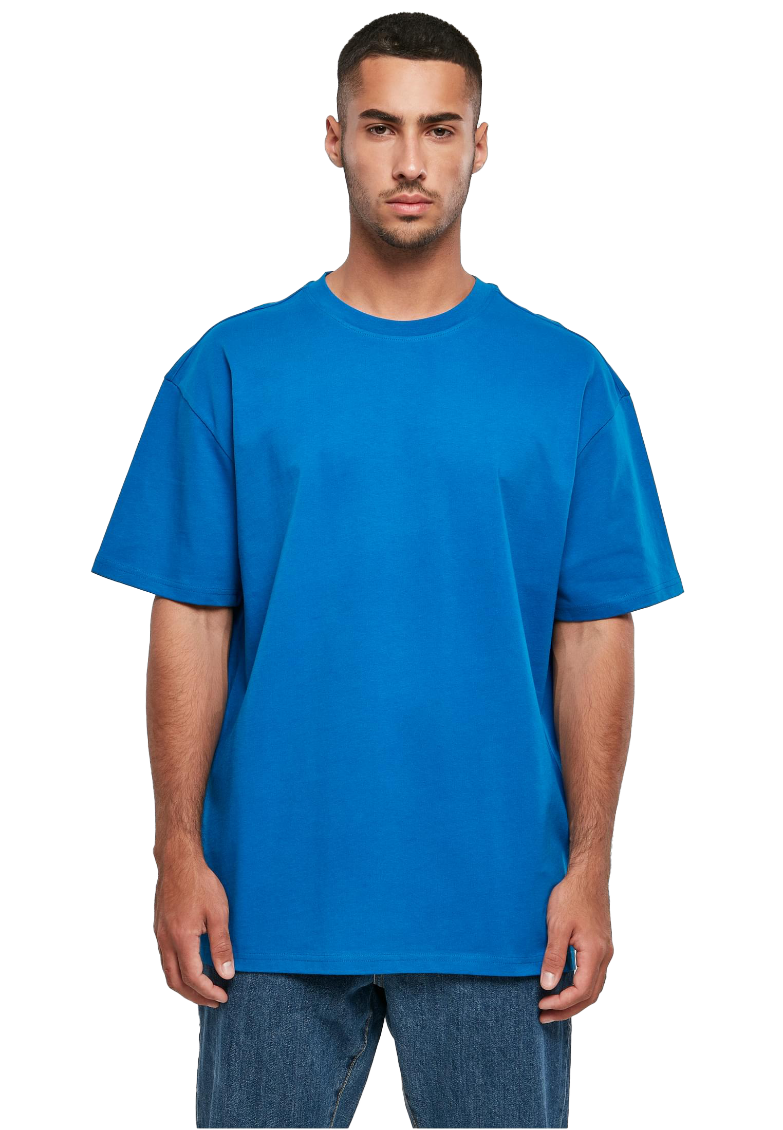 Cobalt Blue - Front - Oversize-Shirt mit weichem Stoff und lässigem Streetwear-Style