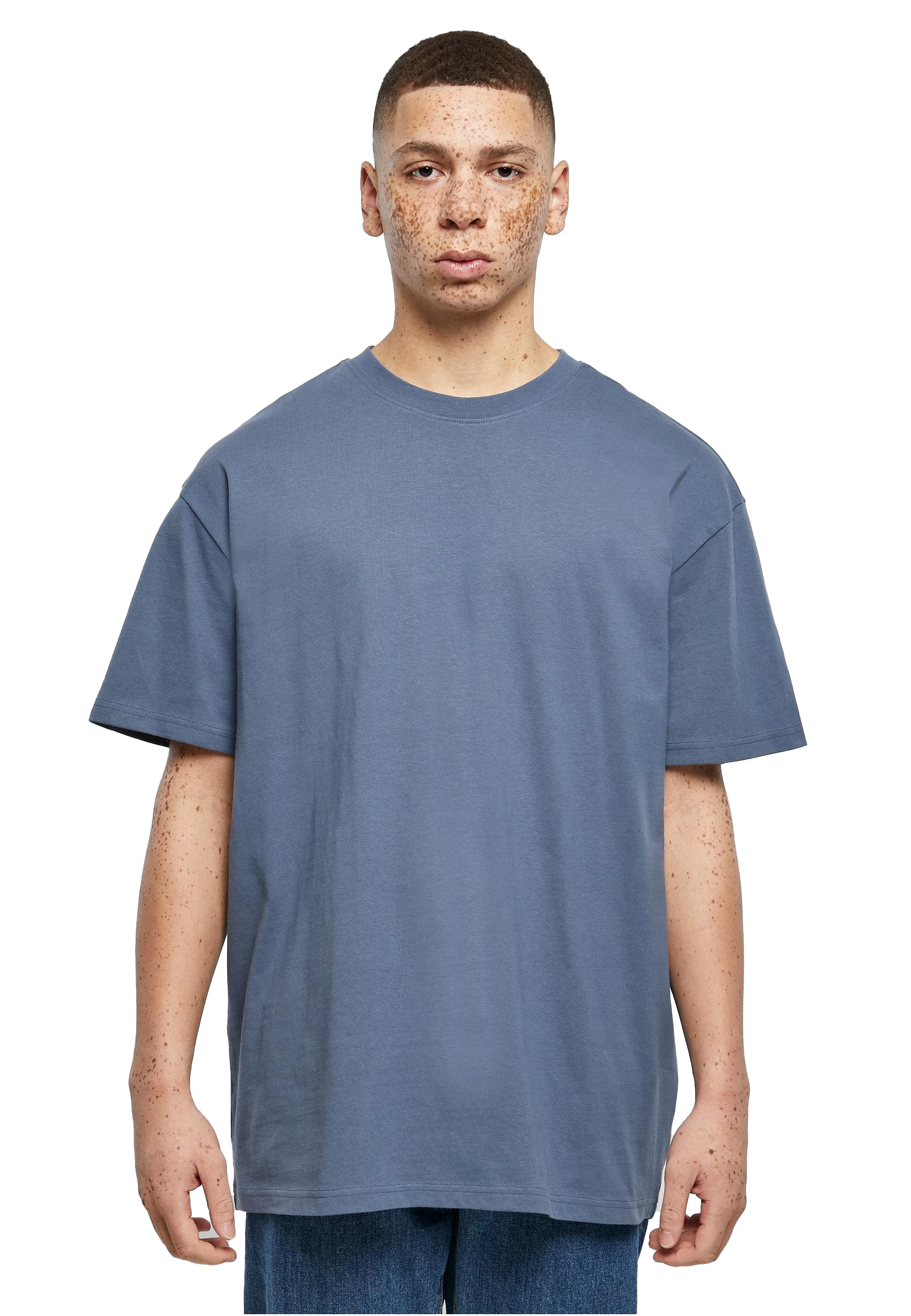 Vintage Blue - Front - Oversize-Shirt mit weichem Stoff und lässigem Streetwear-Style