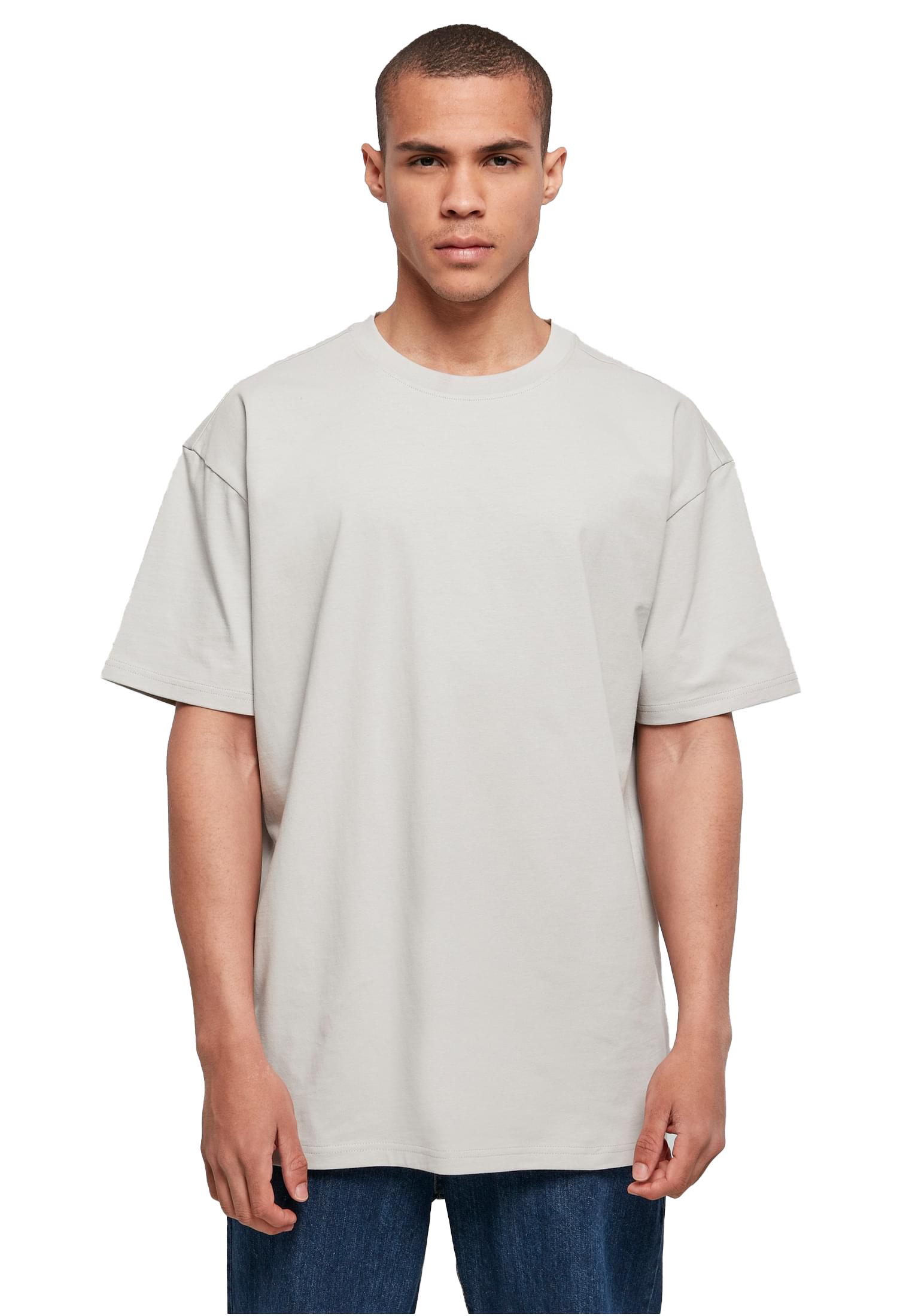 Blanc White - Front - Oversize-Shirt mit weichem Stoff und lässigem Streetwear-Style