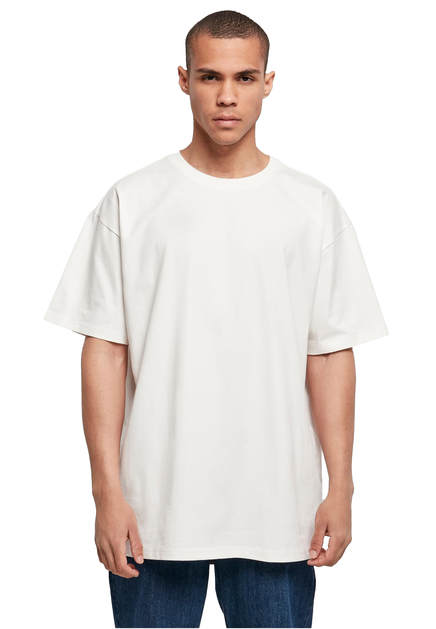 White - Front - Oversize-Shirt mit weichem Stoff und lässigem Streetwear-Style