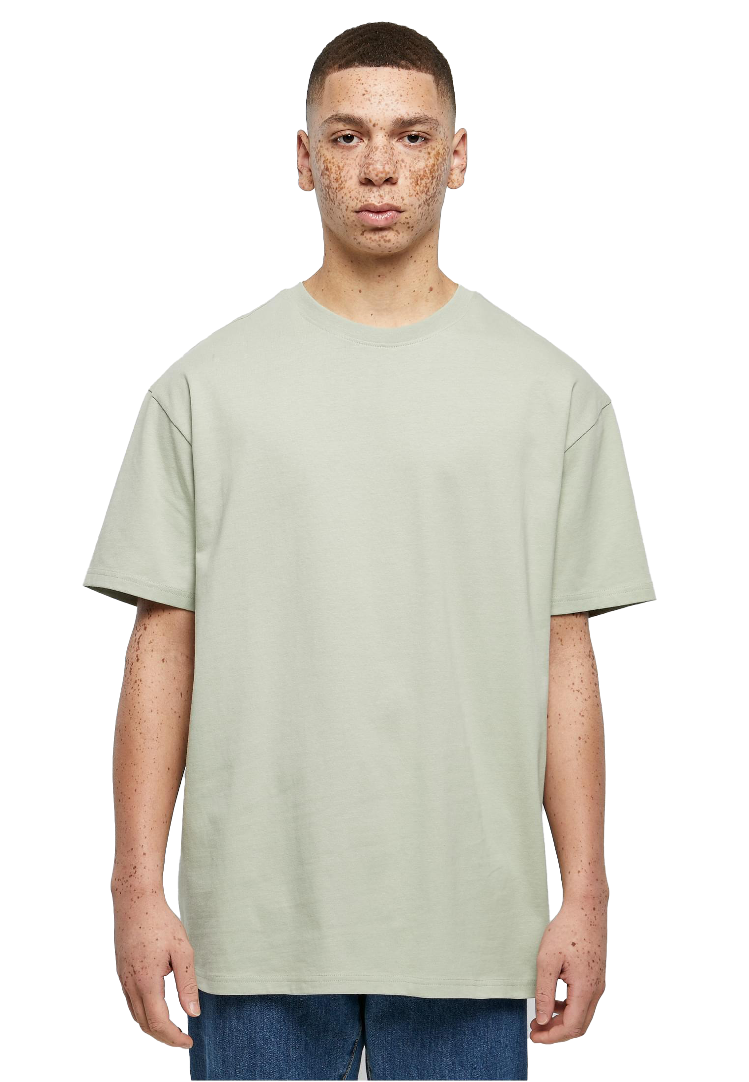 Soft Salvia - Front - Oversize-Shirt mit weichem Stoff und lässigem Streetwear-Style