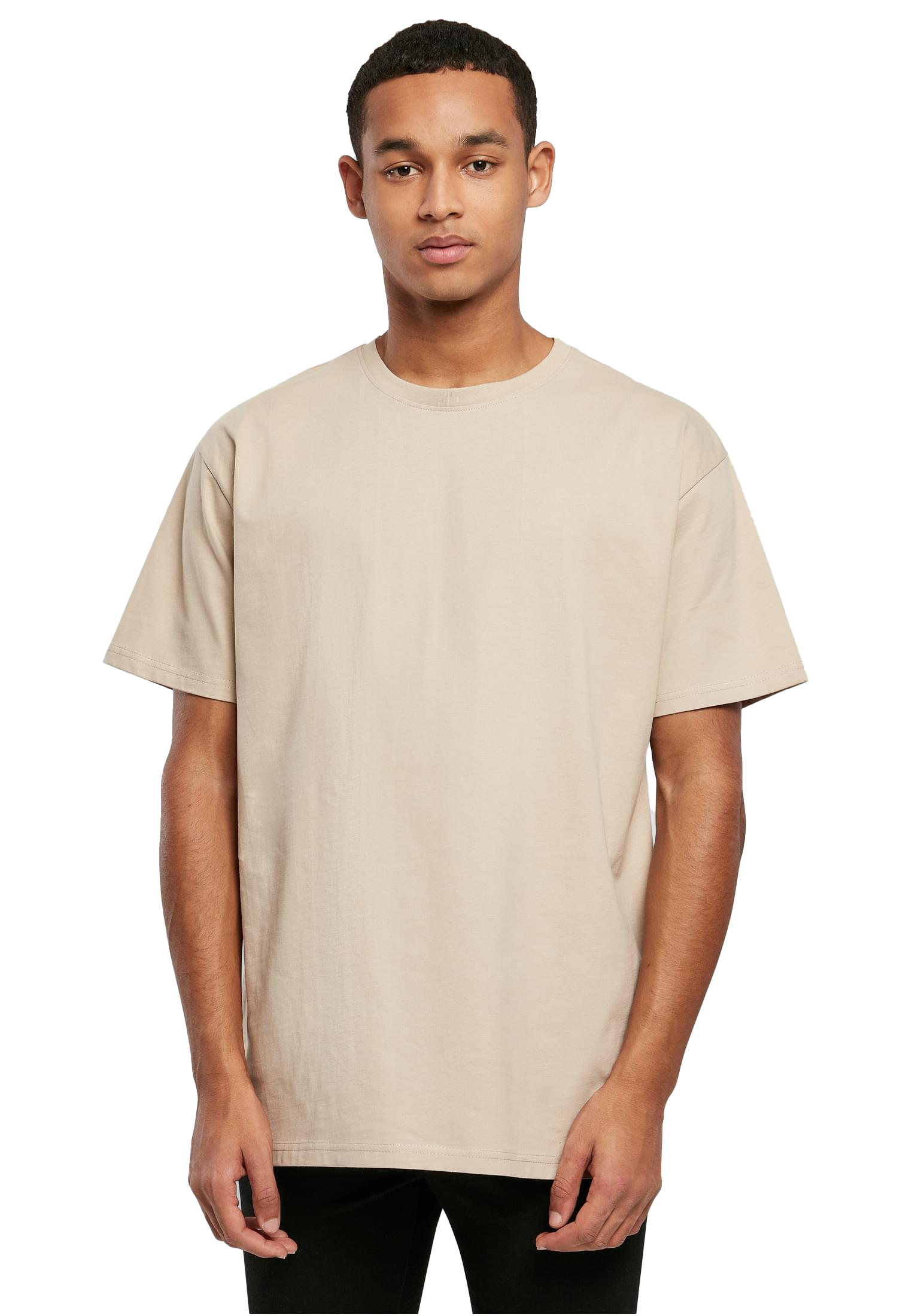 Sand - Front - Oversize-Shirt mit weichem Stoff und lässigem Streetwear-Style