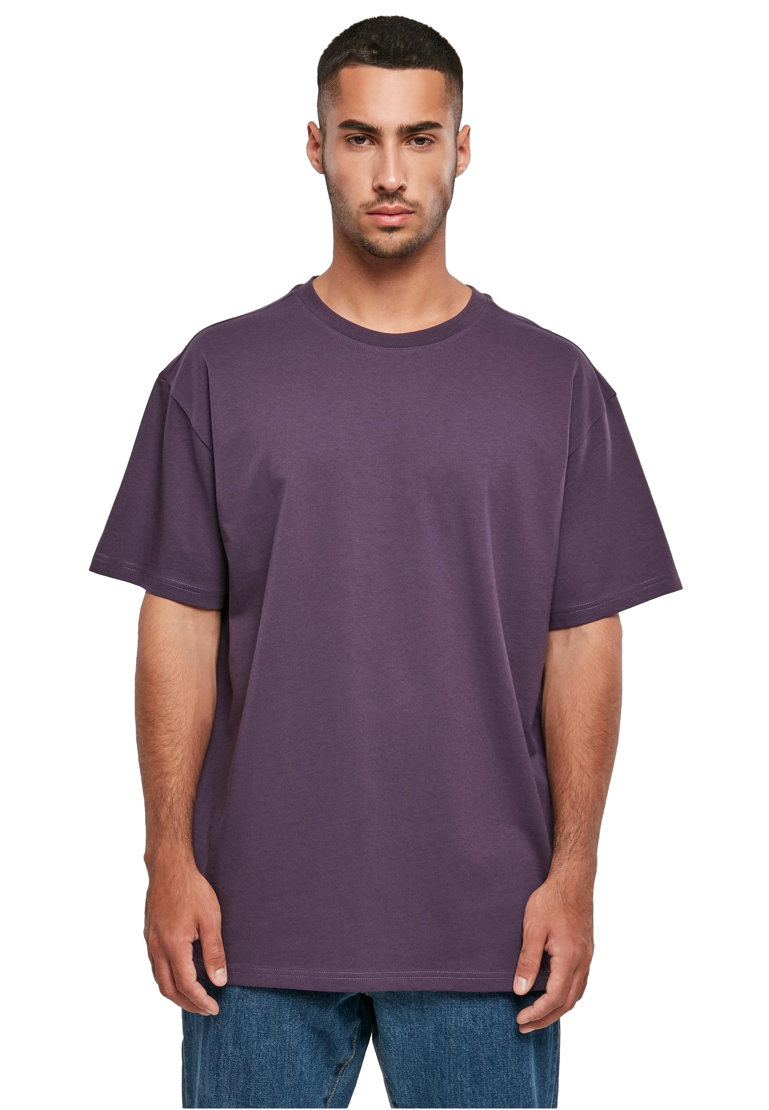 Purple Night - Front - Oversize-Shirt mit weichem Stoff und lässigem Streetwear-Style