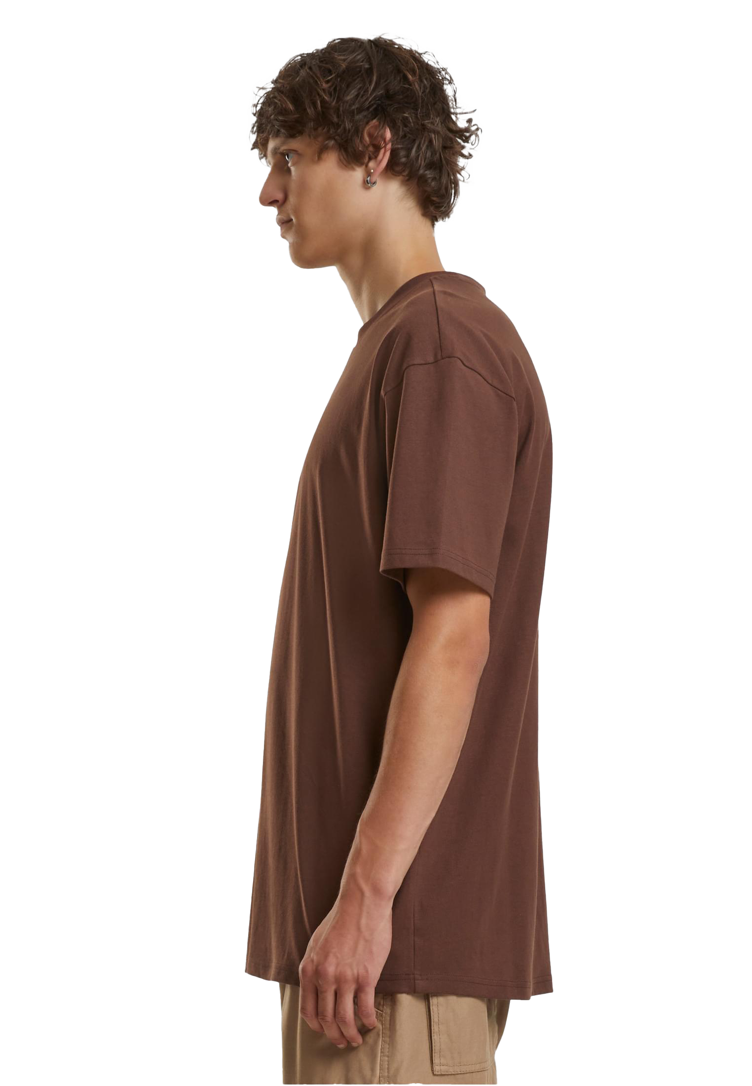 Amber - Front - Seitlich  Oversize-Shirt mit weichem Stoff und lässigem Streetwear-Style